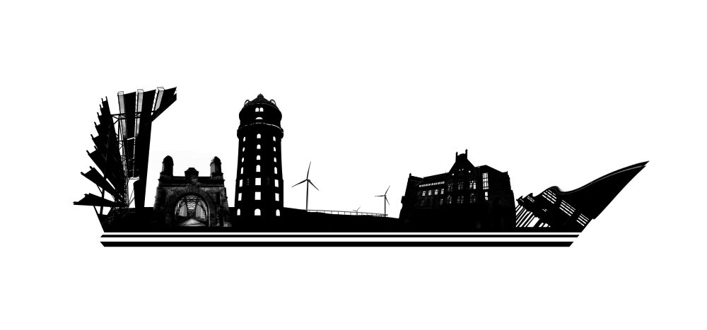 Skyline von Wilhelmsburg