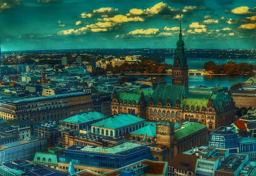 Bild aus der Serie Rathaus Hamburg